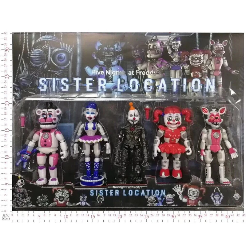 Five Nights at Freddy's Toys Horror Game Funtime Freddy Ballora Circle детская фигурка пиццы мира|action figure|freddy