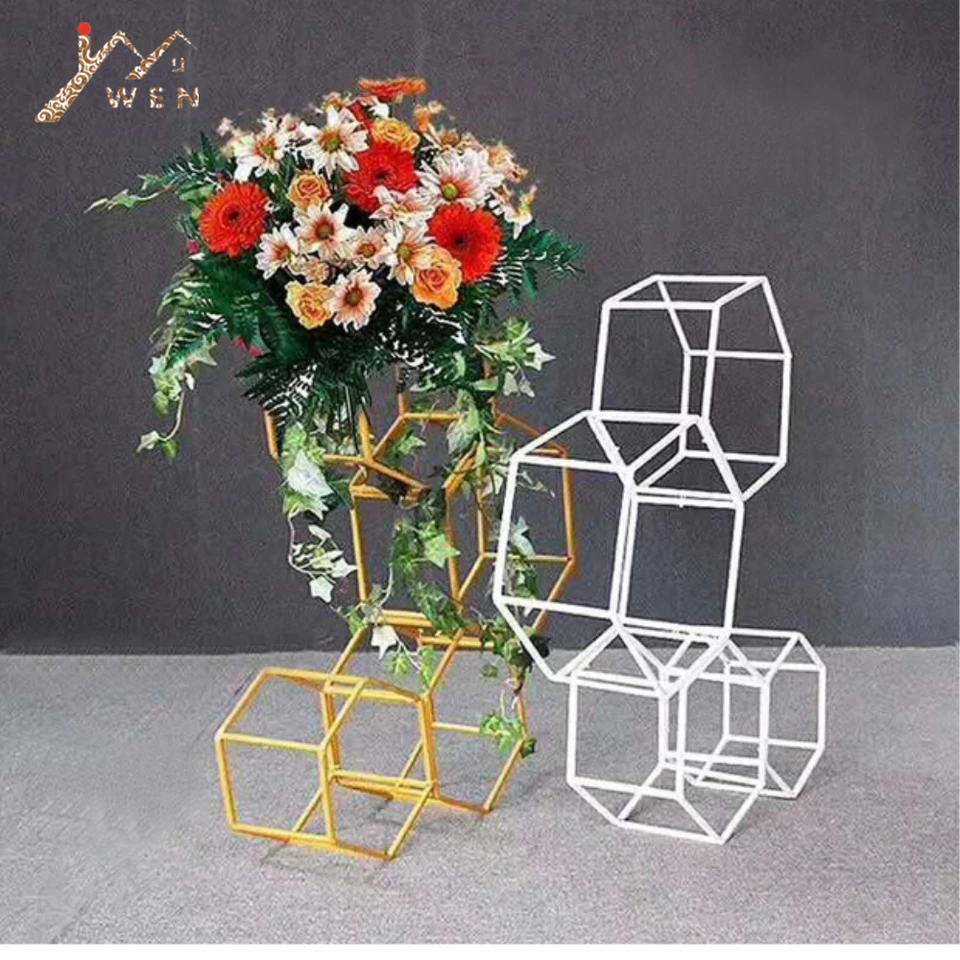 4pcs Floor Vases Flowers Vase Column Stand Metal Pillar Geometric Diy Wedding Centerpieces Rack Event Party Christmas Decoration Decorations Aliexpress 4pcs Floor Vases Flowers Vase Column
