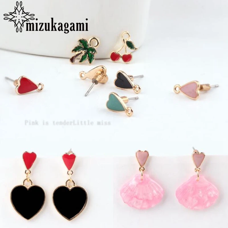 

Zinc Alloy Cute Mini Heart Charms Pendant 10pcs/lot DIY Jewelry Making Accessories