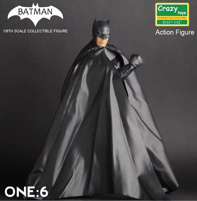 25 см Сумасшедшие игрушки Бэтмен против Супермена на заре справедливости Бэтмен 1/6 й масштаб Коллекционная фигурка игрушка