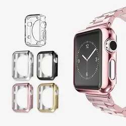 Bumvor многоцветный для Apple Watch 42 MM 38 мм спортивный ремешок/Группа полный кадр Экран резиновое покрытие для iwatch 3/2/1 Защитный чехол