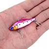 Pièces dur vibrant pour la pêche, leurre pour attraper des poissons comme le bar, avec hameçons, 6cm, 14g, 1 pièce ► Photo 2/6