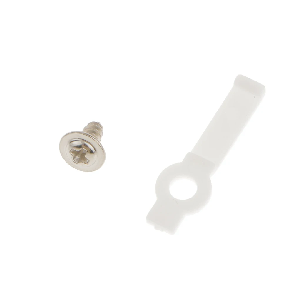 One Side Mounting Bracket Fixing Clips with Screws for 10mm LED Strip Light, Pack of 100