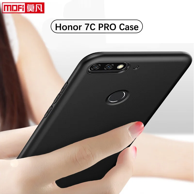 Чехол для honor 7c pro Мягкая силиконовая прозрачная защита mofi ultra clear coque |