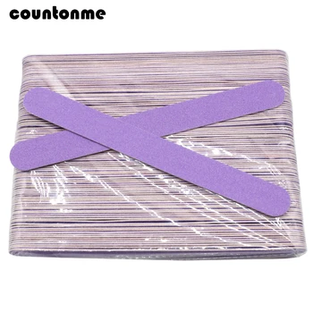 

200Pcs/lot Wooden Nail File 180/240 Wood Sandpaper Strong Stcik Double Sided Polishing Sanding Files For Manicure Nail Supply