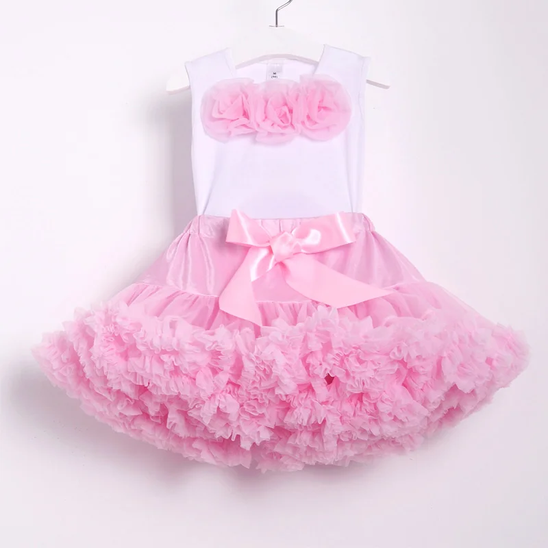 

NEW baby pettiskirt set children clothing set baby 1 birthday set girls outfits pink