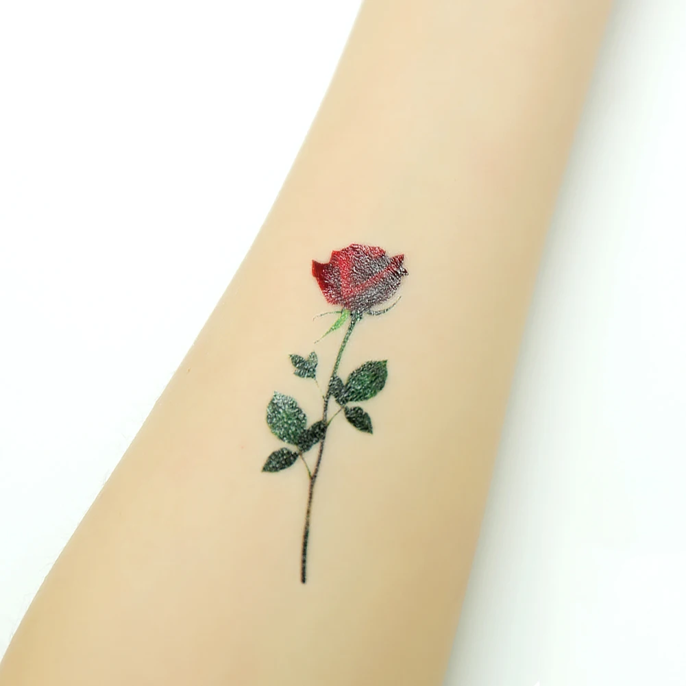 النساء مثير الوشم ملصق زهرة أصابع أصابع الجسم الفن مثير للماء المؤقتة الوشم وهمية رخيصة الاشياء T-109