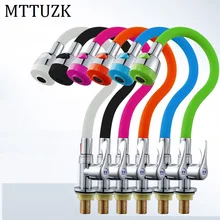 MTTUZK Твердый латунный кухонный кран силикагель любое направление вращающийся одинарный кран холодной воды бортике универсальный кран Torneira