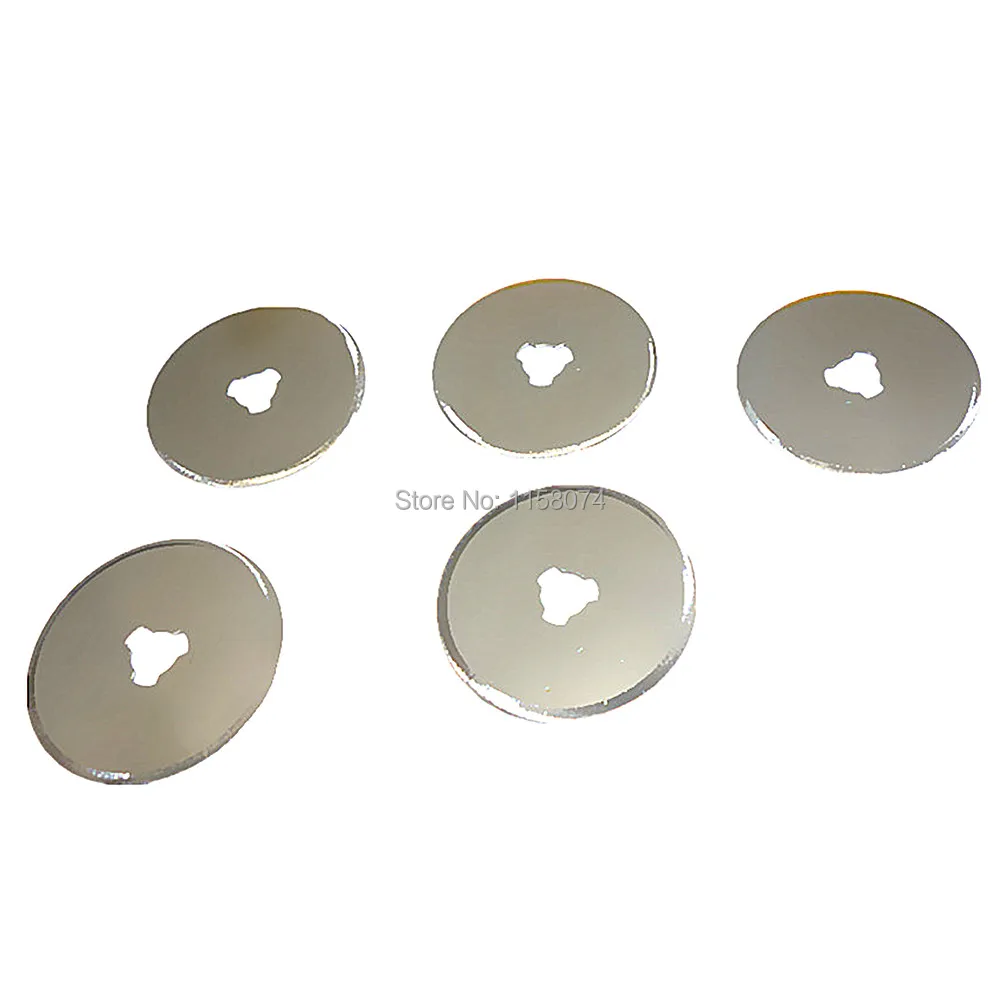 1/5/10pcs 28mm Rotary Cutter Spare Blades Patchwork Fabric Paper Cutting Rotary Cutter Blade Quilters Sewing Quilting Craft Tool