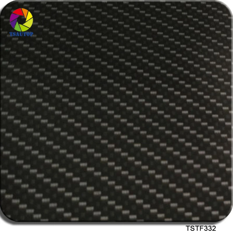 0,5*2 м/10 м Размер серебристо-черный и прозрачный углеродное волокно TSTF332 гидропогружение воды трансферная печать пленка