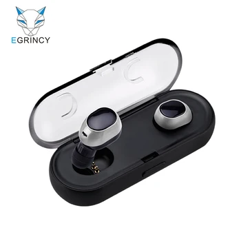 

EGRINCY TWS 16 True Wireless Bluetooth 4.2 Earphone Stereo Dual Mini Earphones With Charging House Mic For iPhone Samsung Huawei