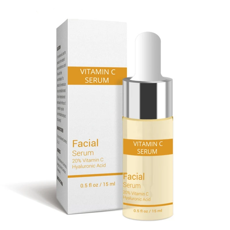 

15ml Vitamin C Serum Whitening Serum Hyaluronic Acid Face Cream Remover Freckle Spots Anti-aging Moisturizing Skin Care Essence*