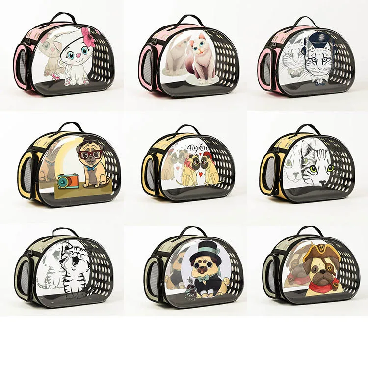 Переноска для собак, кошек, складная корзина, сумка, пластиковые сумки для переноски, товары для домашних животных, сумка для транспортировки