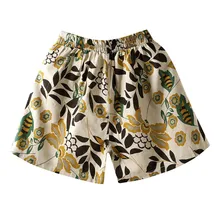 Лето горячие женские летние свободные пляжные шорты с высокой талией повседневные хлопковые льняные шорты для йоги для женщин с карманами