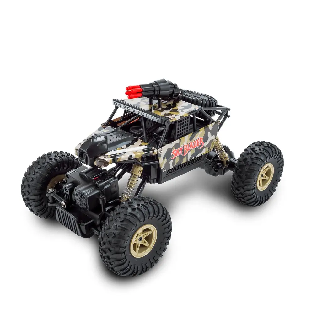 

1/18 2.4GHz 4WD RC Missile Car with 0.3MP Wifi FPV Camera Off-road Crawler Real-time for Kids Toy Gift Prensent RC Racing Car