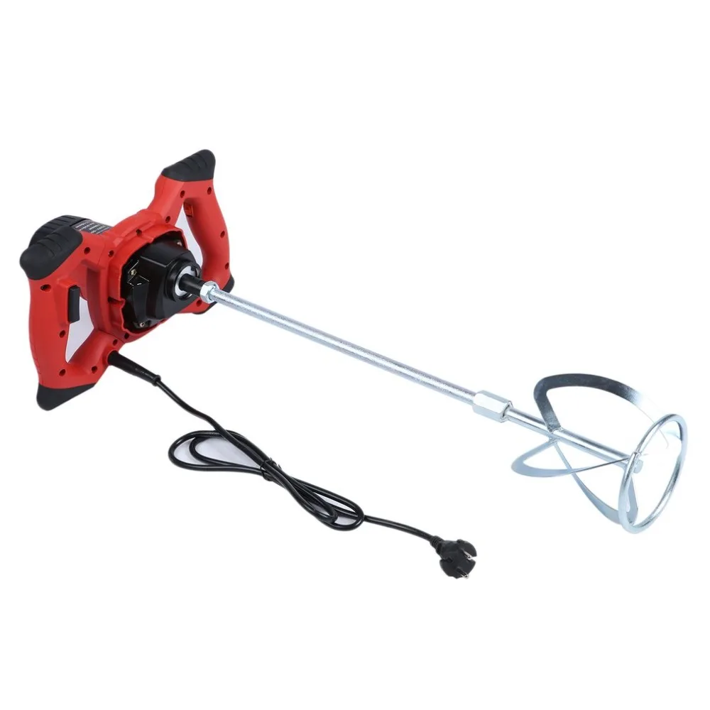 

Stepless Speed Regulation Powerful Industry Mixer Electrical Motor Stirrer 1900w Cement Mixer Machine EU Plug Toiletry Kits 2019