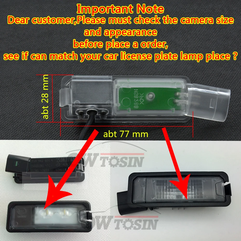175 градусов HD резервная камера заднего вида для VW golf 5 golf V golf 7 5G MK7 golf 6 MK6 GOFL GTI Passat R36 автомобильный монитор