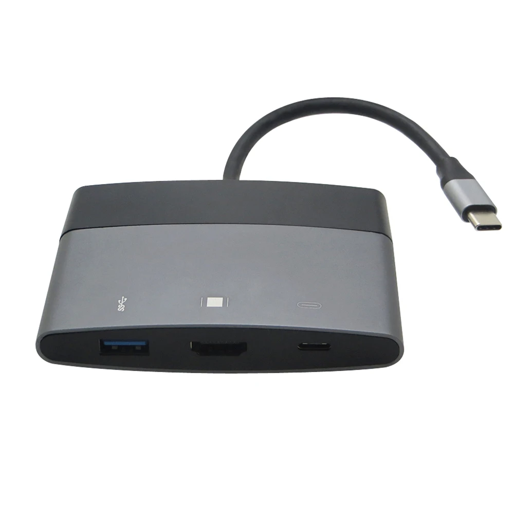 10 шт./партия 5 в 1 Combo USB 3,1 USB-C type C до 4 K HDMI type C зарядка PD адаптер 3 USB 3,0 хаб для переключателя NAND Macbook