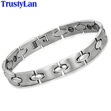 TrustyLan магнит безопасный магнитный браслет для женщин ювелирные изделия из нержавеющей стали аксессуары для женщин s Браслеты Колье bracciali Donna