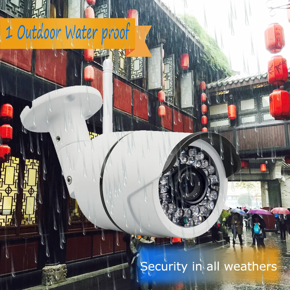  WItec Water proof Audio Camera Reset WIFI IPC 1080P Security Camera ONVIF P2P IP Cam IR CCTV 128G S