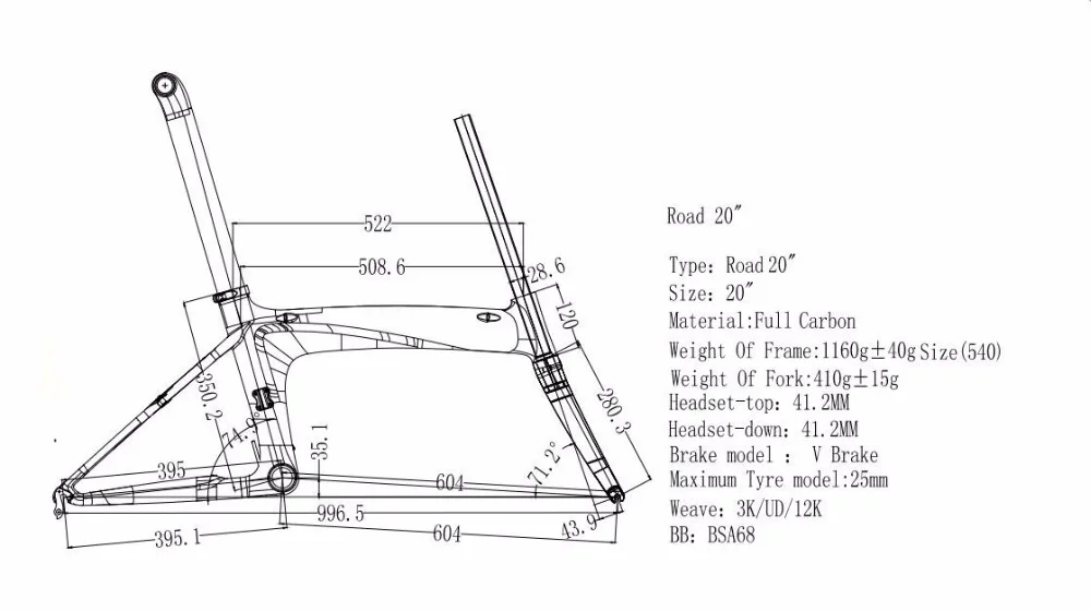 Best Carbon 20inch Bike 20" 1 1/8" 451 22 Speed Aero Direct Mount V carbon 451 bmx frame bicycle road bike frame 0 Best Carbon 20inch Bike 20" 1 1/8" 451 22 Speed Aero Direct Mount V carbon 451 bmx frame bicycle road bike frame 0