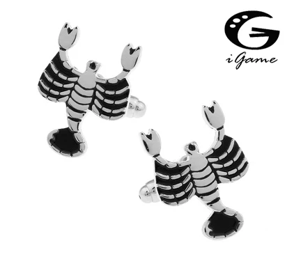 

iGame Scorpio Cuff Links Fashion Constellation Design Scorpion Style Free Shipping