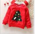 BibiCola/свитера для малышей; осенне-зимняя одежда для мальчиков и девочек; теплые свитера с рисунком; детский плотный Повседневный бархатный костюм; детская одежда - Цвет: picturecolor