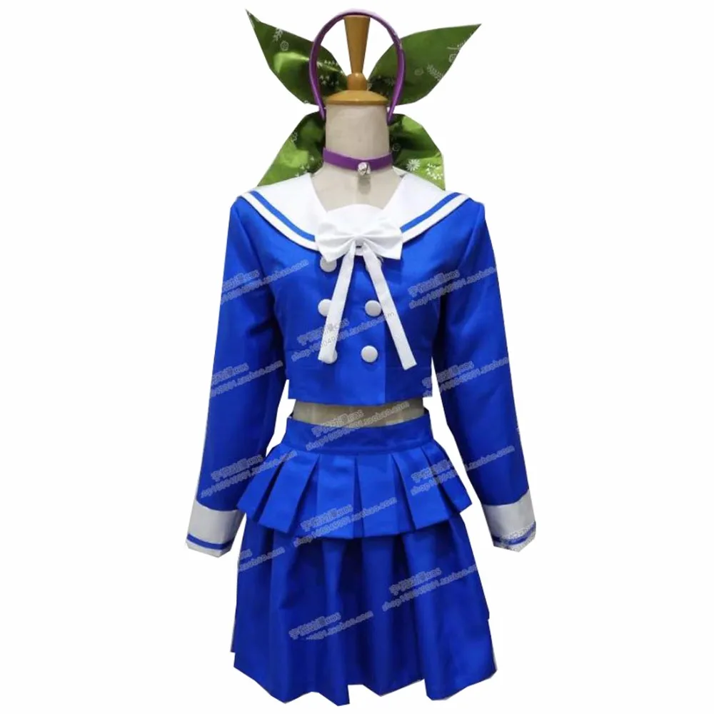 2018 НОВЫЙ DanganRonpa V3 Tenko Chabashira Dangan Ronpa косплей костюм на Хэллоуин полный комплект