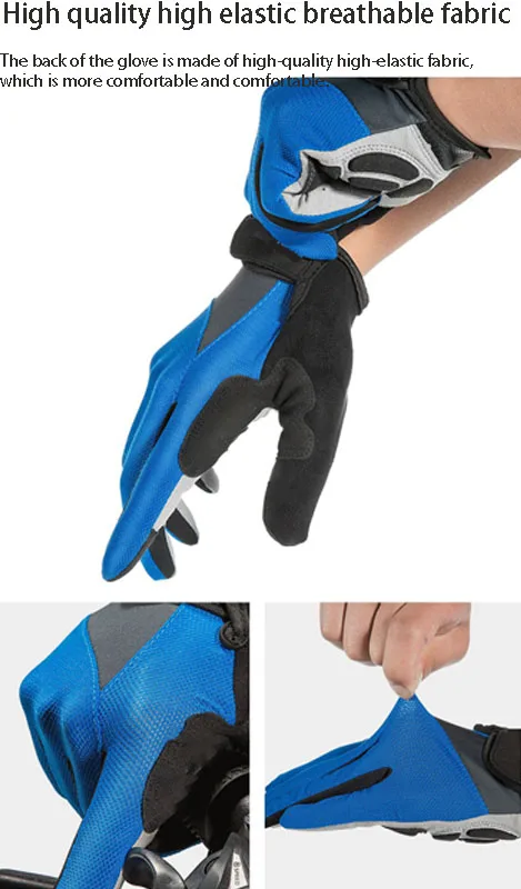Велосипедные перчатки Guantes Ciclismo мужские перчатки летний открытый спортивный гоночный мотоцикл Сенсорный экран перчатки полный палец перчатки