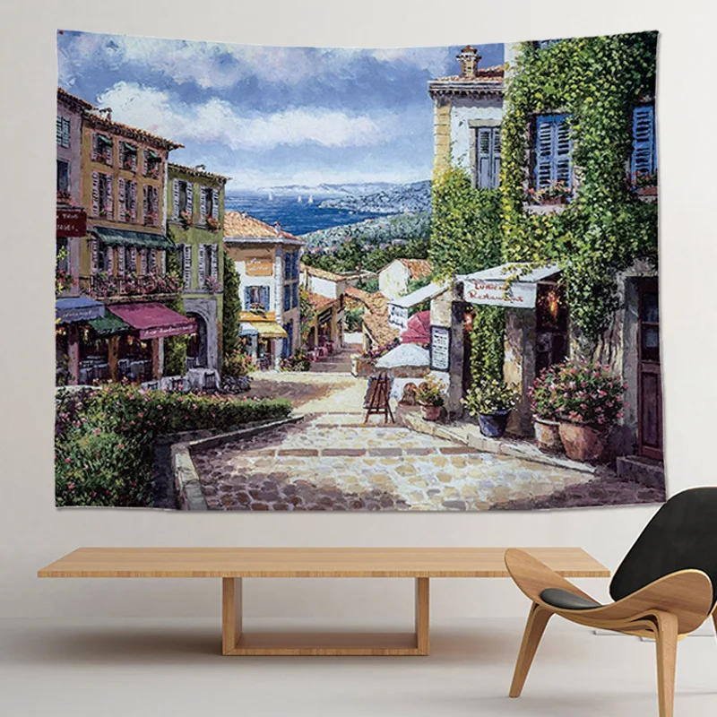 Famous Scenery Painting Tapestry Wall Decorative Hanging ...