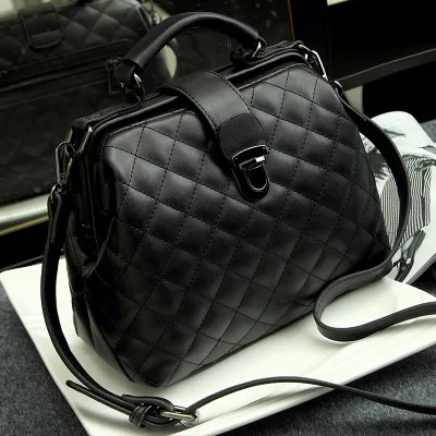 

Women Bag 2019 new retro doctor bag Messenger bags Lady handbags shoulder bag Scrub leather leather handbag