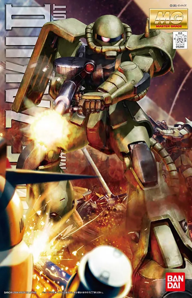 

Bandai Gundam MG 1/100 MS-06F Zaku II Ver.2.0 Mobile Suit Assemble Model Kits Action Figures Plastic Model Toys