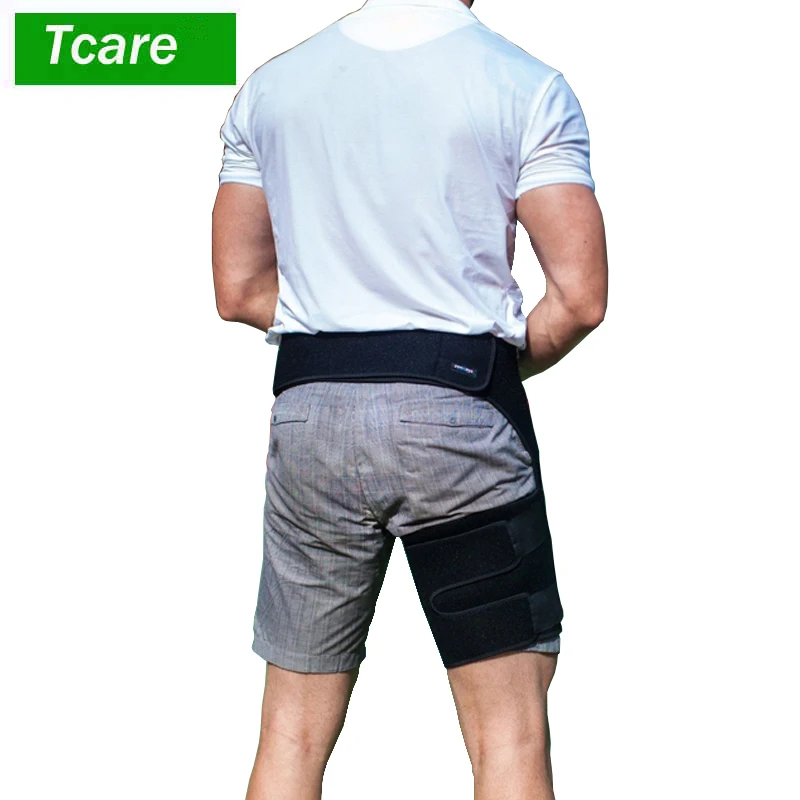 

1Pcs Groin Support and Hip Flexor Wrap Sciatica Brace -Thigh Compression Belt for Men Women| Adjustable Hamstring Strap Sleeve
