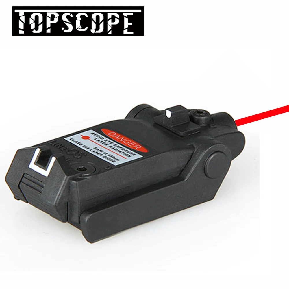 Тактический Компактный пистолет ручной красный лазерный прицел для Glock 17 18C 22 34 серии