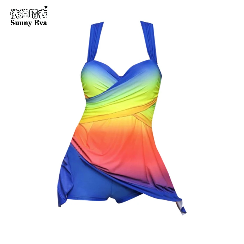 

Sunny eva one-piece swimsuits for women plus size swim dress swimwear 2019 woman M-5xl swimwear a sexy piece