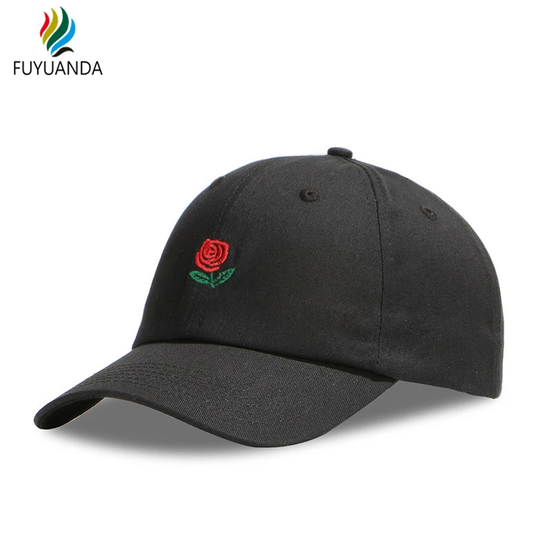 casquette fleur rose