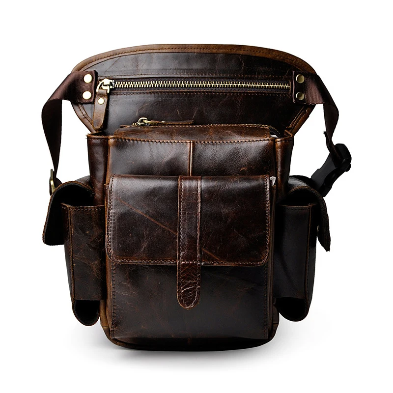 Hiqh Qualité Messenger De Jambe 2016 Multifonction Sacs Voyage Taille Horse En Hommes Cuir Sac Véritable Nouveau Drôle Crazy nm0ON8wv