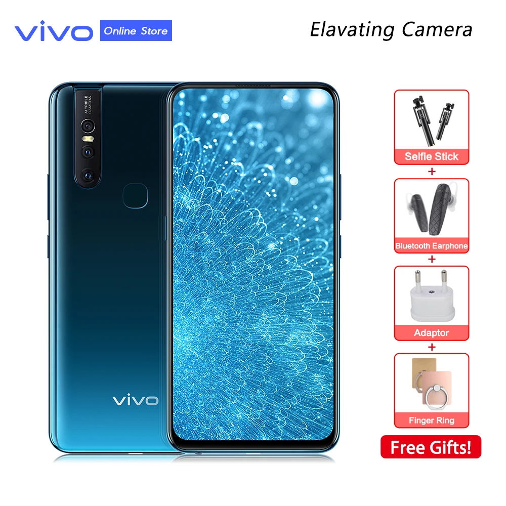 

Original vivo S1 Smartphone 6GB 128GB ROM Octa Core 6.53inch Full Screen Elevating Camera 3940mAh Big Battery Mobile Phone