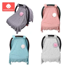 Чехол для новорожденного ребенка, чехол для автокресла, навес для грудного вскармливания, дышащая подстилка для коляски чехол для колыбельки, чехол для кормления ребенка