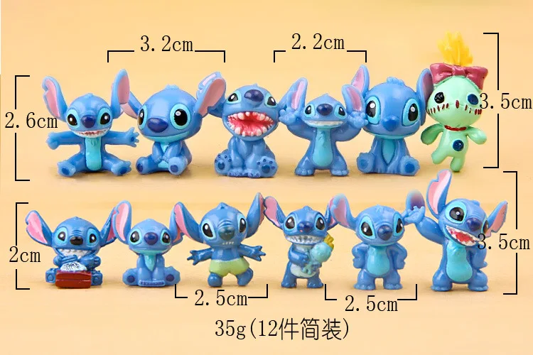 Kawaii Stitch Anime muñecas Juguetes Stich Q Scrump figuras de acción Juguetes Mini decoración paisaje Lilo muñeca colección Juguetes mejores regalos Kawaii Stitch Anime muñecas Juguetes Stich Q Scrump figuras de acción Juguetes Mini decoración paisaje Lilo muñeca colección Juguetes mejores regalos