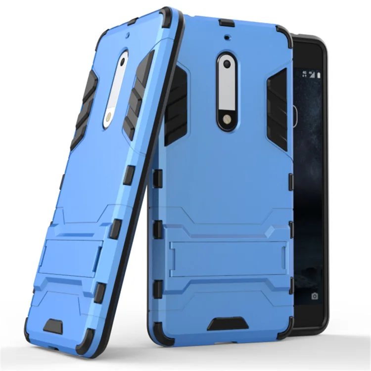 

Cover Case for Nokia 5 Case Nokia 5 Nokia5 TA-1053 Shock Proof Rubber Bumper Hybrid Hard Shell Phone Case Armor Holder