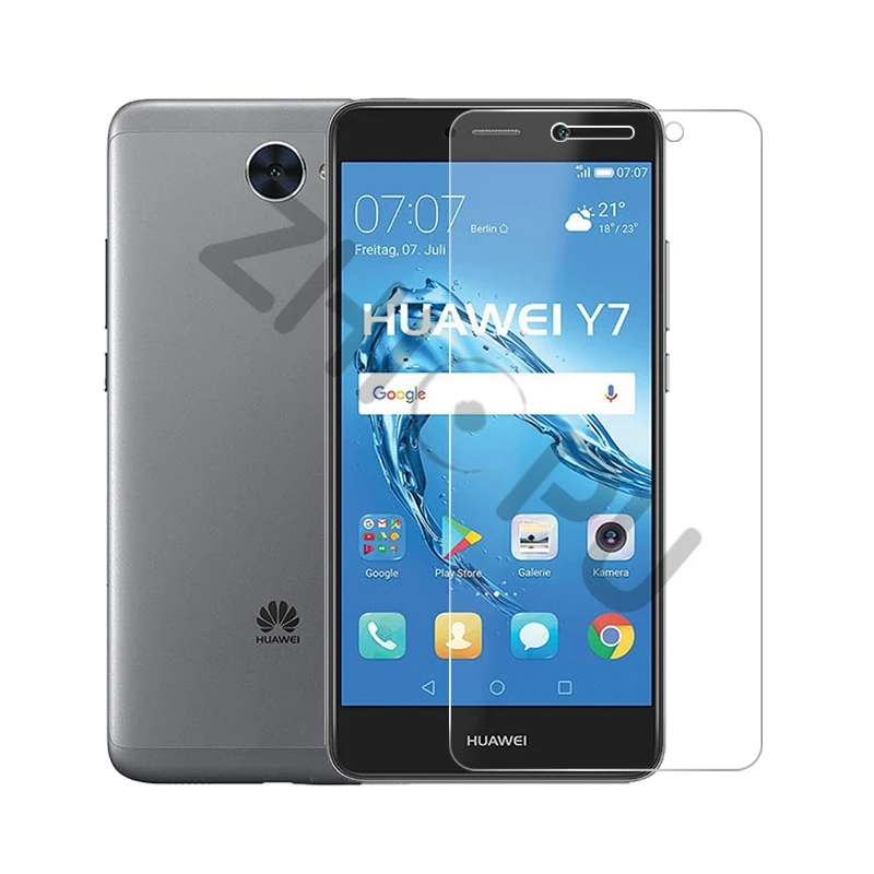 Высококачественное Закаленное стекло для Huawei Y7 Защитное экрана glass стеклянная
