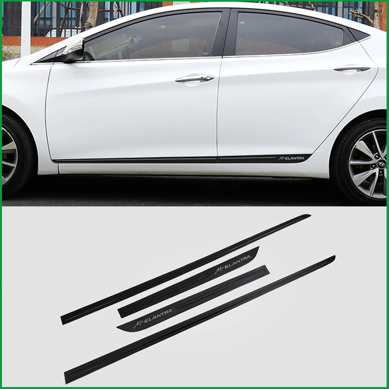 Для Hyundai Elantra 2011-2015 дверь боковое тело формовочная линия гарнир накладка