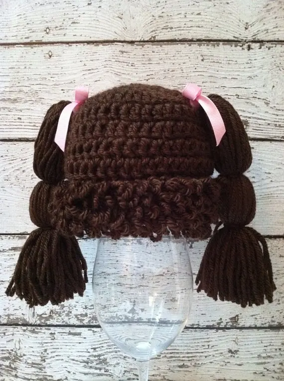 

Baby Hat Hat Pigtail WIg Costume Photo Props Halloween costume