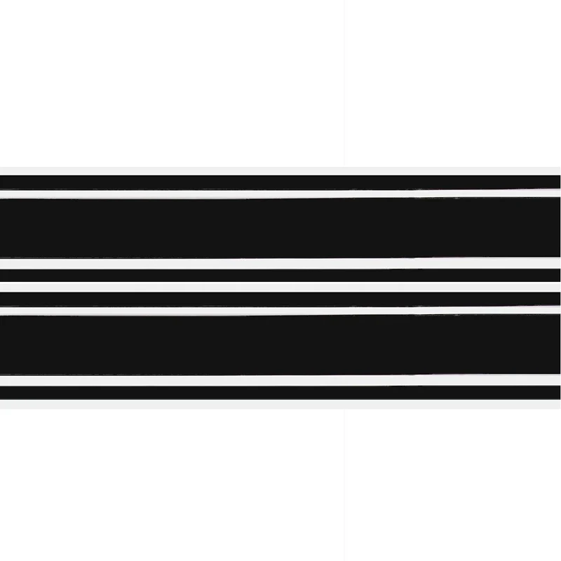2pcs 183x8cm DIY Car Body Hood Vinyl Racing Stripe Pinstripe Sticker Decal
