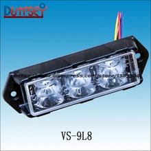 VS-9L8 Двухцветные светодиодные фонари, 3 Вт светодиодный, 17 вспышек, водонепроницаемый, светодиодный с креплением на любой поверхности стробоскоп предупреждающая сигнальная лампа