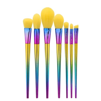 

7PCS Make Up Foundation Eyebrow Multicolor Eyeliner Blush Cosmetic Concealer Brushes 4.11