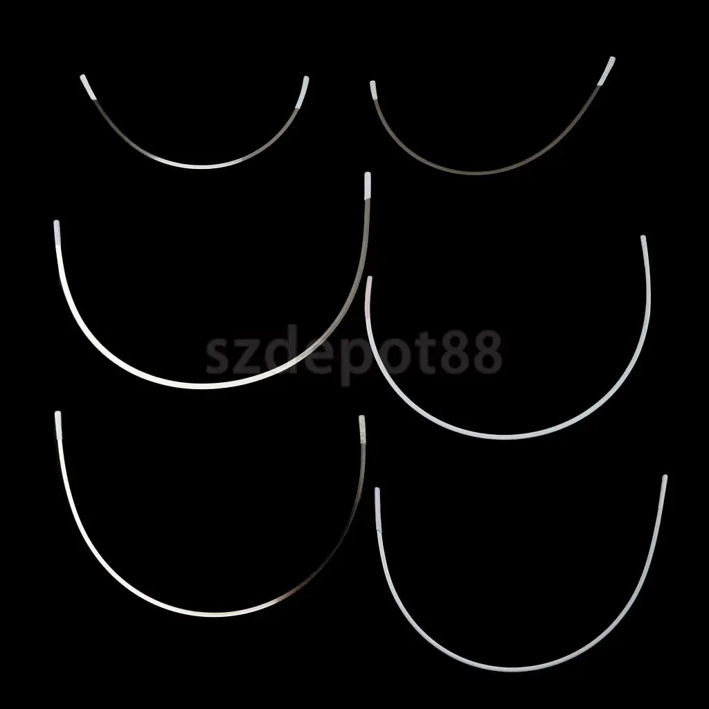 6 Pair of Stainless Steel Handmade Bra Underwire Replacement For Cup A B C D Bra Accessory