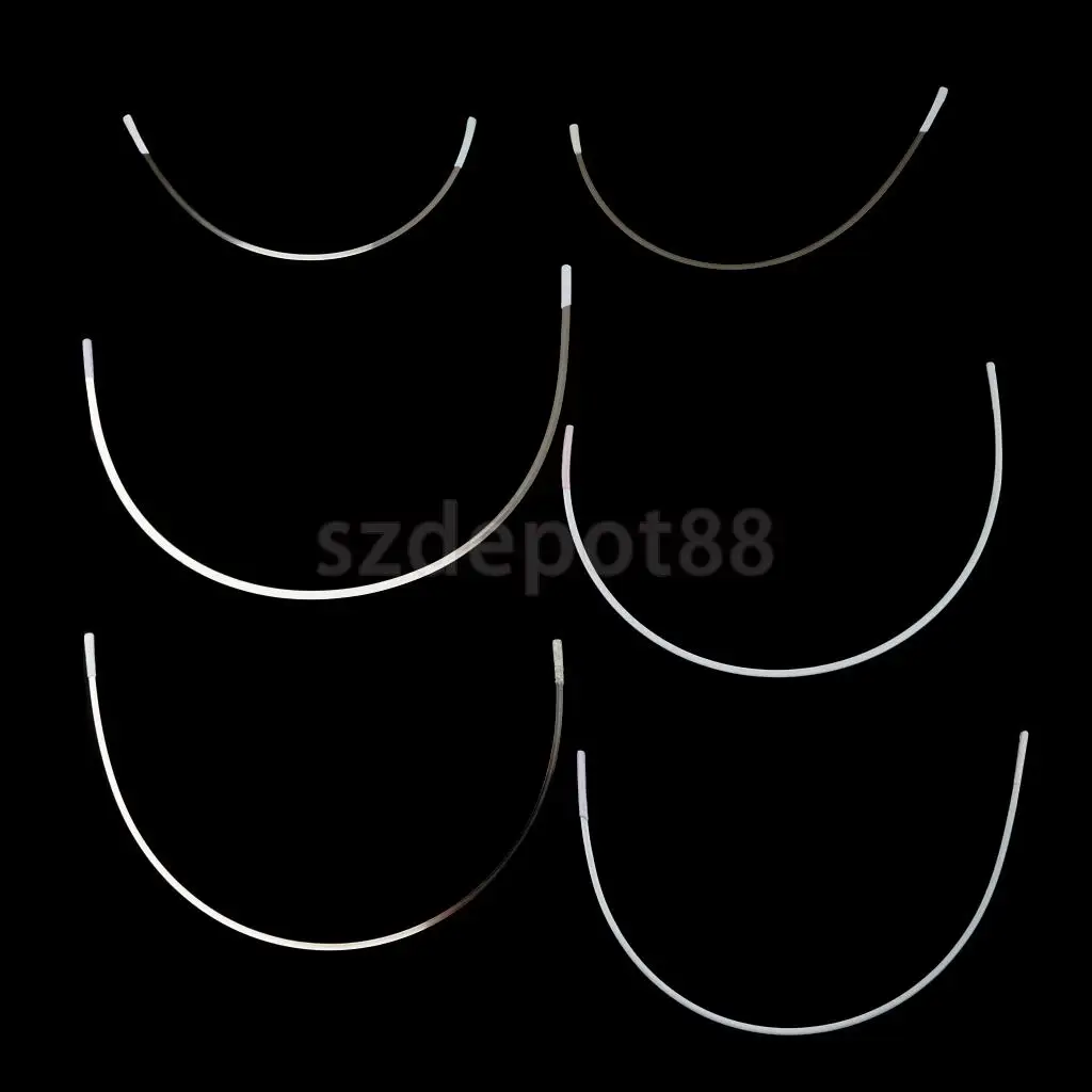 6 Pairs Stainless Steel Bra Underwire Replacement Women Girls