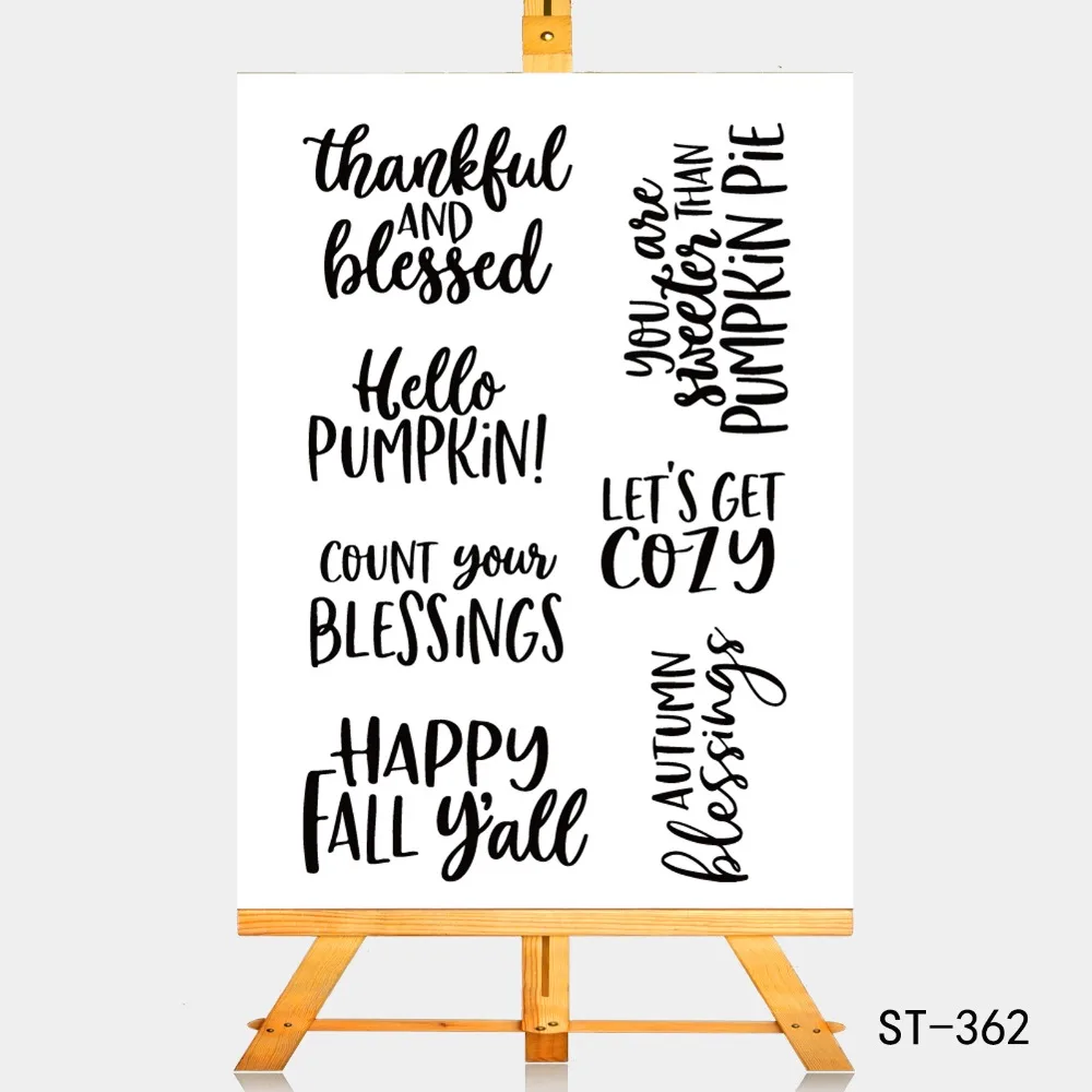 

ZhuoAng Happy design Transparent Clear Stamps / Silicone Seals for DIY scrapbooking photo album/Card Making